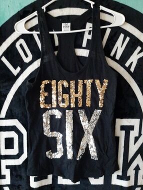 Vs Pink Bling Tank Top